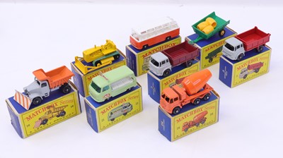 Lot 1360 - Matchbox group of 8 diecasts to include: No.21...