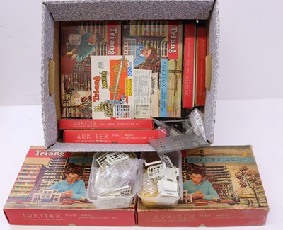 Lot 1806 - One box containing Triang Spot On Arkitex...