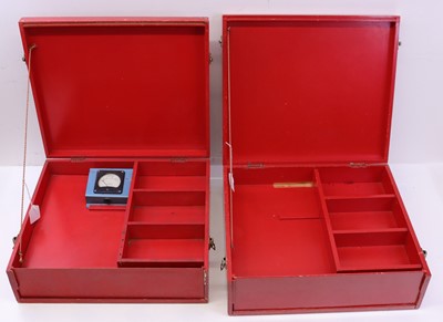 Lot 647 - Two Triang Dealers service department empty...