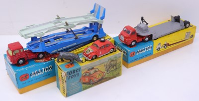 Lot 1306 - Corgi group of 3 diecast sets to include: 1105...