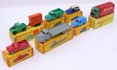 Lot 1153 - Dublo Dinky group of 7 diecasts to include: No....