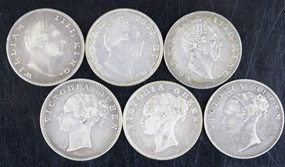 Lot 2015 - British India, 1835 one rupee, obv: William IV...