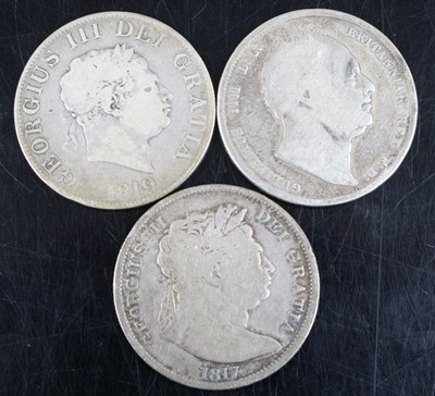 Lot 2023 - Great Britain, 1817 half crown, obv: George...