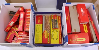 Lot 714 - Three boxes of Triang 00 gauge boxed track...