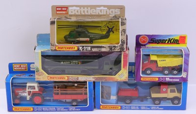 Lot 1369 - Matchbox BattleKings and SuperKings group of 5...