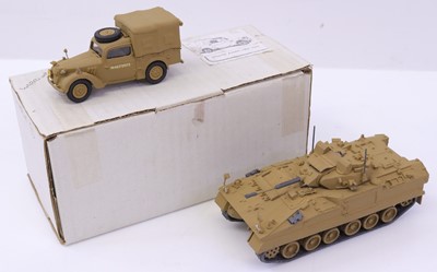 Lot 1724 - Alan Smith Auto Models 1/48th scale white...