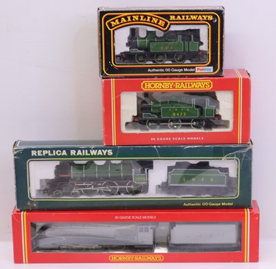 Lot 552 - Four 00 gauge locos to include a Mainline J72,...