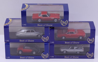 Lot 1961 - Best of Show 1/43 scale group of 5 diecasts to...