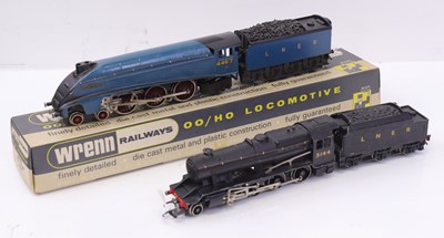 Lot 461 - Two Wrenn locos & tenders both converted to...