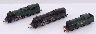 Lot 437 - Three Hornby-Dublo unboxed 3-rail tank locos:...