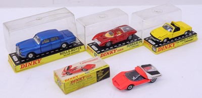 Lot 1177 - 4 various boxed and plastic cased Dinky Toy...