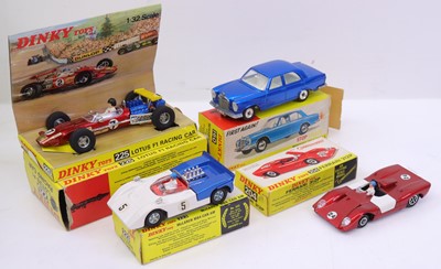 Lot 1145 - 4 various boxed Dinky Toy diecast vehicles to...