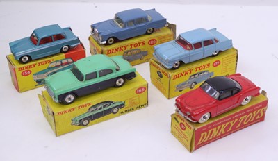 Lot 1171 - Dinky Toys boxed and worn diecast group, 5...