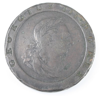 Lot 2027 - Great Britain, 1797 cartwheel two penny, Soho...