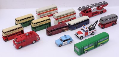 Lot 1114 - 13 various loose Dinky Toy Emergency Services...