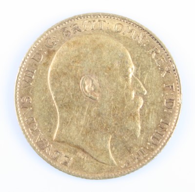 Lot 2131 - Great Britain, 1907 gold half sovereign,...