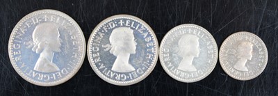 Lot 2171 - Great Britain, 1968 Maundy money four coin set,...