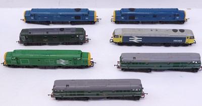 Lot 564 - Seven 00 gauge unboxed locos to include a...