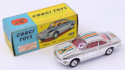 Lot 1206 - Corgi Toys No. 315 Simca 1000 Competition...