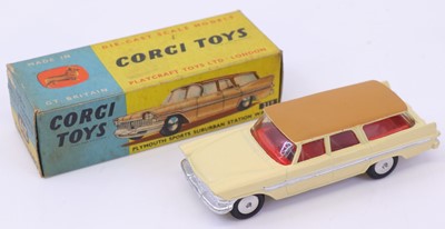 Lot 1212 - Corgi Toys No. 219 Plymouth Sports Suburban...