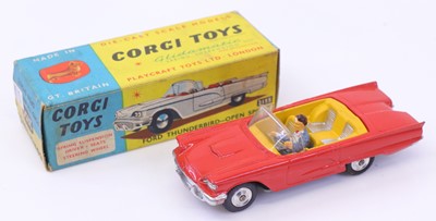 Lot 1214 - Corgi Toys No. 215S Ford Thunderbird Open...