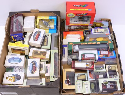 Lot 2027 - Two trays containing a collection of modern...