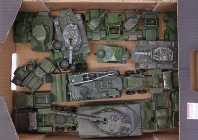 Lot 1086 - A small tray containing Dinky Toys loose and...