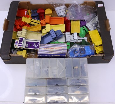 Lot 1089 - A tray containing a collection of repainted...