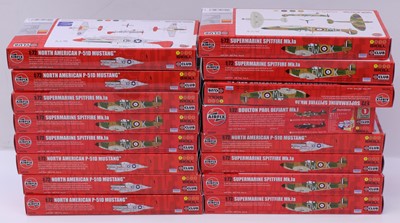 Lot 1687 - Airfix 1/72 scale collection of military...