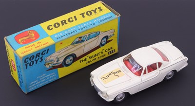 Lot 1222 - Corgi Toys No. 258 The Saint Volvo P1800 car...