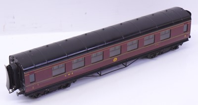 Lot 265 - Exley 0 gauge LMS 1st/3rd corridor coach,...