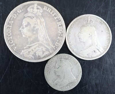 Lot 2136 - Great Britain, 1890 crown, obv: Victoria...