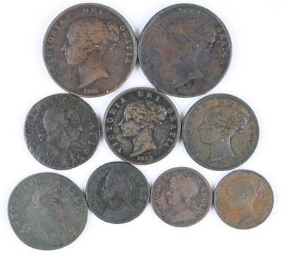 Lot 2152 - England, 1673 farthing, obv: Charles II...