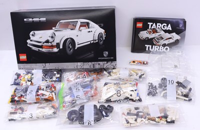 Lot 1556 - Lego No. 10295 Porsche 911 housed in a...