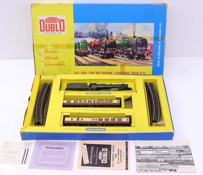 Lot 400 - Hornby Dublo 2 rail set 2021 "The Red Dragon",...