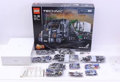 Lot 1592 - Lego Technic No. 42078 Mack Anthem housed in a...