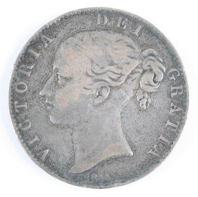 Lot 2123 - Great Britain, 1844 crown, obv: Victoria young...