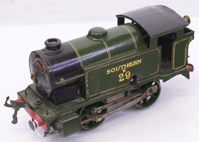 Lot 124 - Hornby 0 gauge No.1 Southern clockwork tank...
