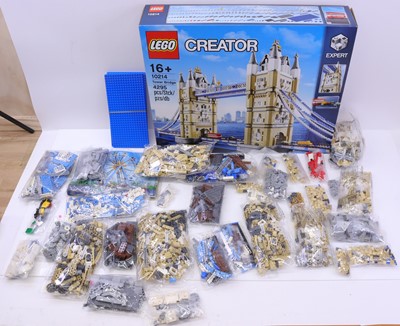Lot 1598 - Lego Creator No. 10214 London Tower Bridge...
