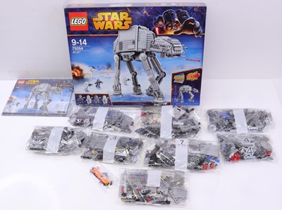 Lot 1605 - Lego Disney Star Wars No. 75054 At-At, housed...