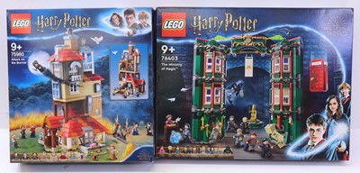 Lot 1614 - Lego Harry Potter Wizarding World group of two...