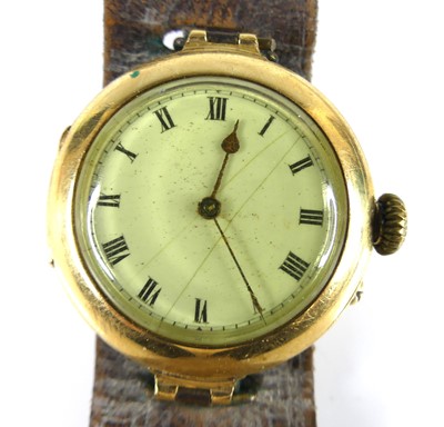 Lot 2638 - An early 20th century 18 carat gold cased...