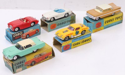 Lot 1301 - Corgi Toys boxed diecast group, 5 examples to...