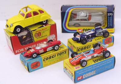 Lot 1290 - Corgi boxed diecast group, 5 examples, to...