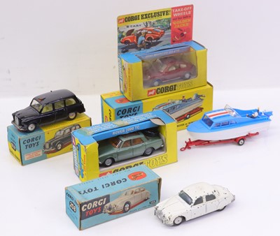Lot 1291 - 5 various boxed Corgi Toy diecast vehicles, to...