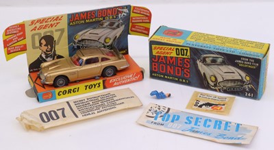 Lot 1246 - Corgi Toys No.261 James Bond Aston Martin DB5,...