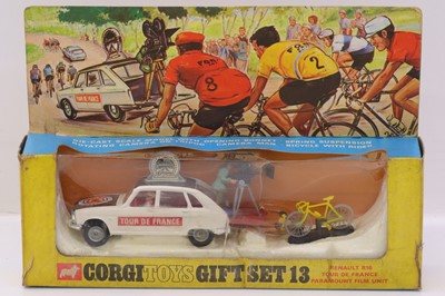 Lot 1247 - Corgi Toys, Gift Set 13, Renault R16 Tour De...