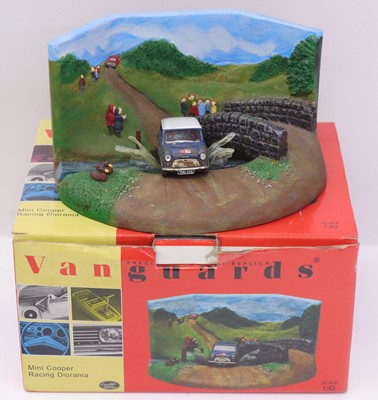Lot 1975 - Vanguards RD2001 Mini Cooper Racing Diorama,...