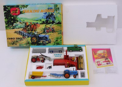 Lot 1273 - Corgi Toys Gift Set No.22 Agricultural set,...
