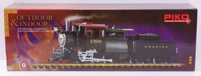Lot 47 - A Piko G Gauge 45mm American 0-6-0 camel back...